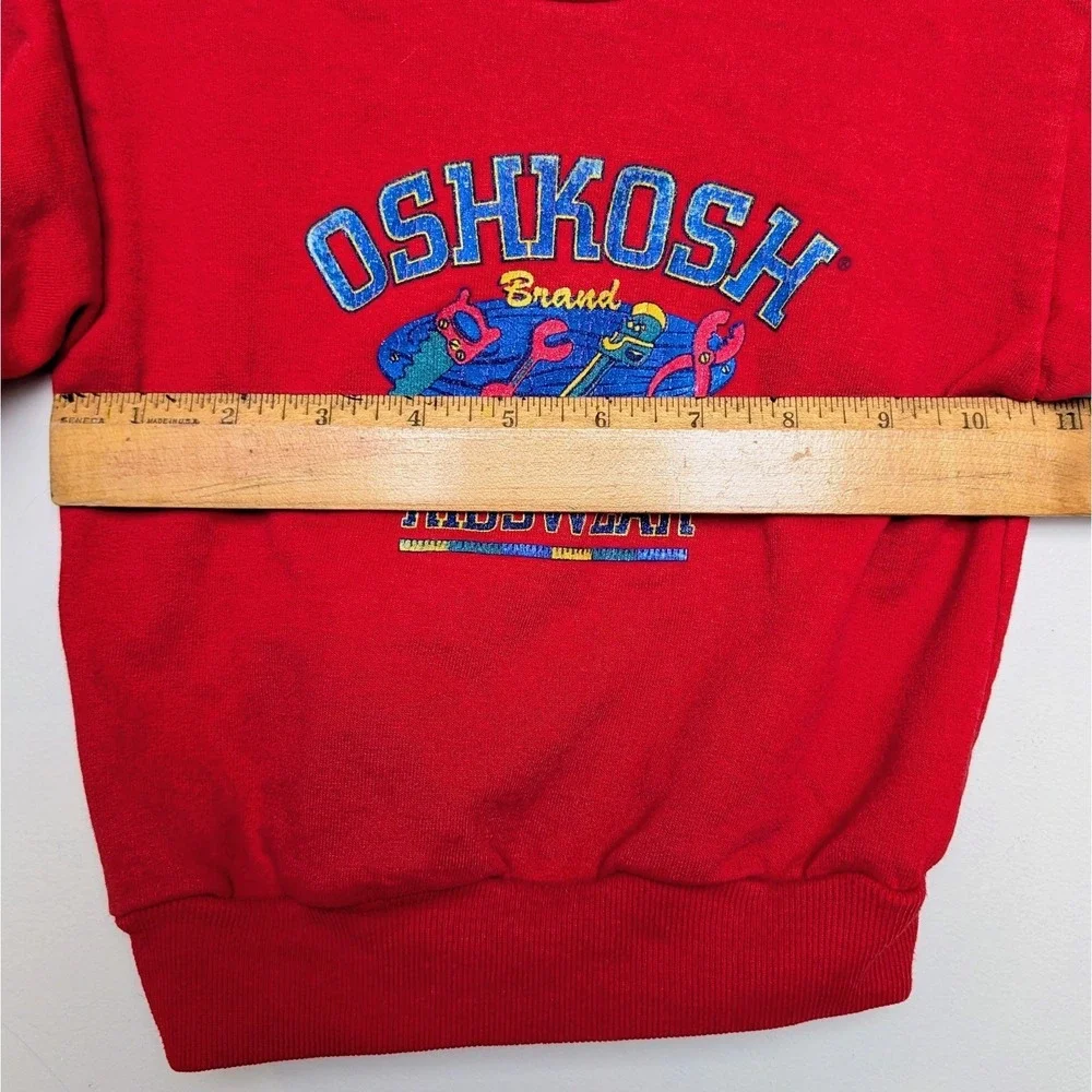 Vintage Osh Baby BGosh Tools Tough As Nails Kidswear 90s Crewneck Sweatshirt 24M